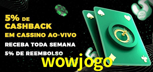 Promoções do cassino ao Vivo wowjogo